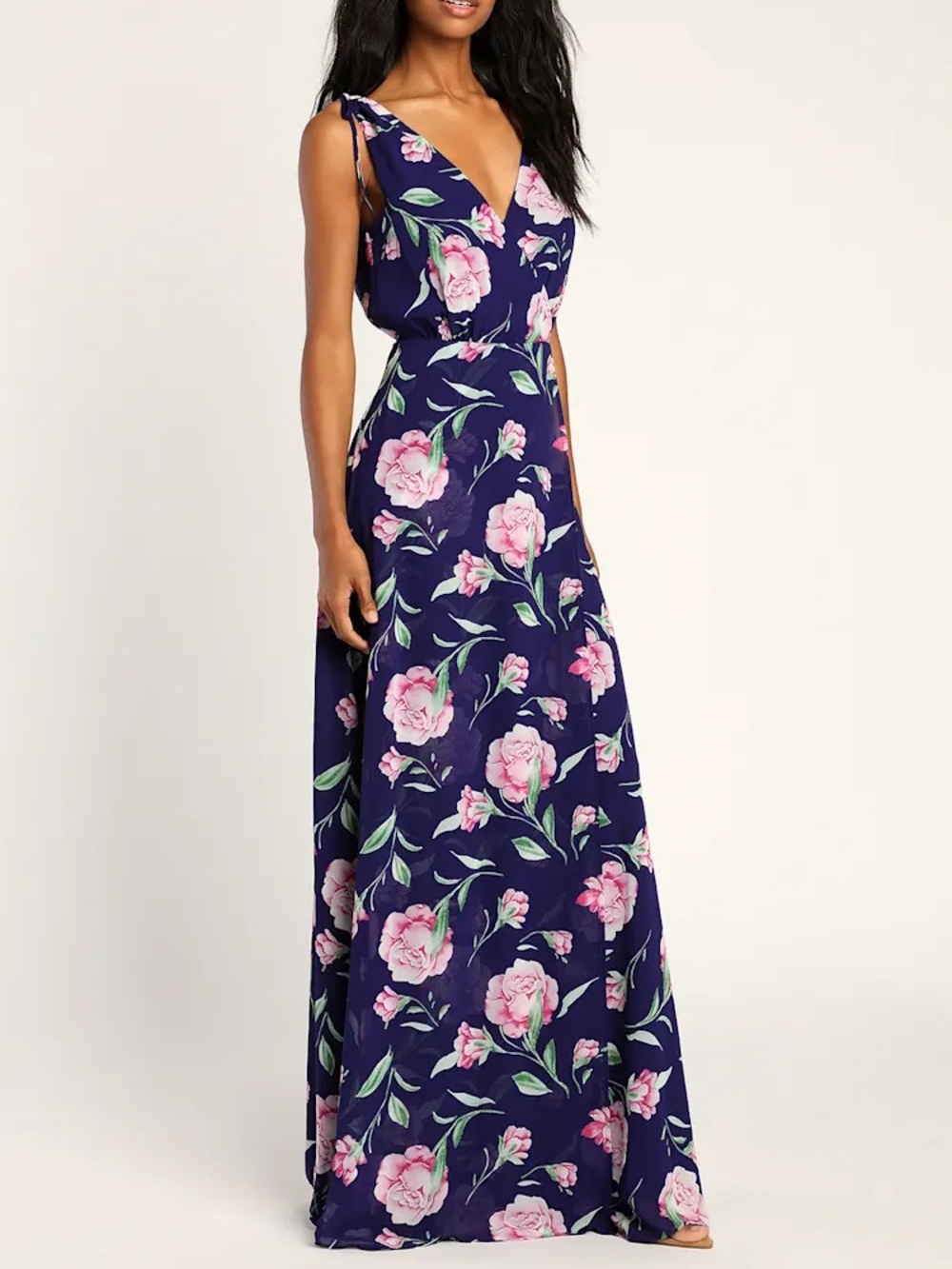 Lulu’s floral maxi dress